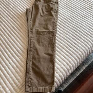 Bearbottom Relaxed Fit Stretch Chino Pant. L , 30” inseam. Desert color